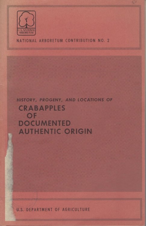 History, Progeny and Locations of Crabapples of Documented Origin