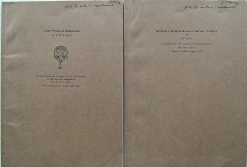 A Trip to Pu Bia in French Laos. Botes on a Trip From Prachuap (Kaw Lak) to Mergui