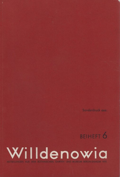 Flora und Vegetation der Hakels (Wildenowia beiheft 6)