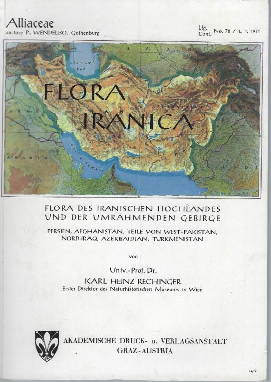 Flora Iranica (Flora des Iranischen Hochlandes und der Umrahmenden Gebirge. Persien, Afghanistan, Teile von West-Pakistan, Nord-Iraq, Azerbaidjan, Turkmenistan) Part 76 - Alliaceae