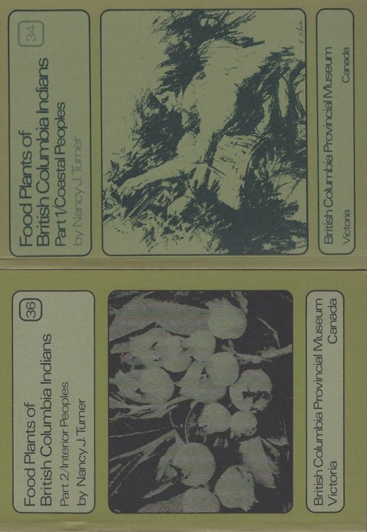 Food Plants of British Columbia Indians. Part 1 - Coastal Peoples. Part 2 - Interior Peoples