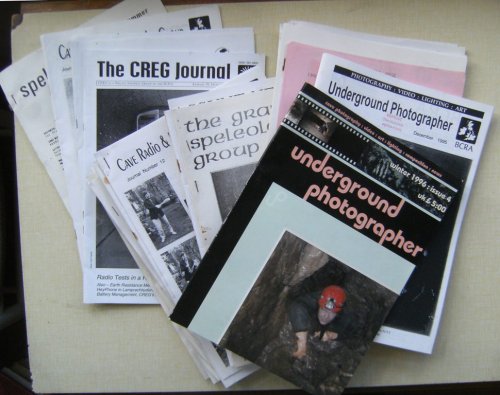 Caving Magazines - British Cave Research, and others - Speleology, Speleonics, Radio, etc.
