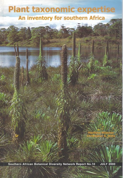 Plant Taxonomic Expertise - an inventory for southern Africa