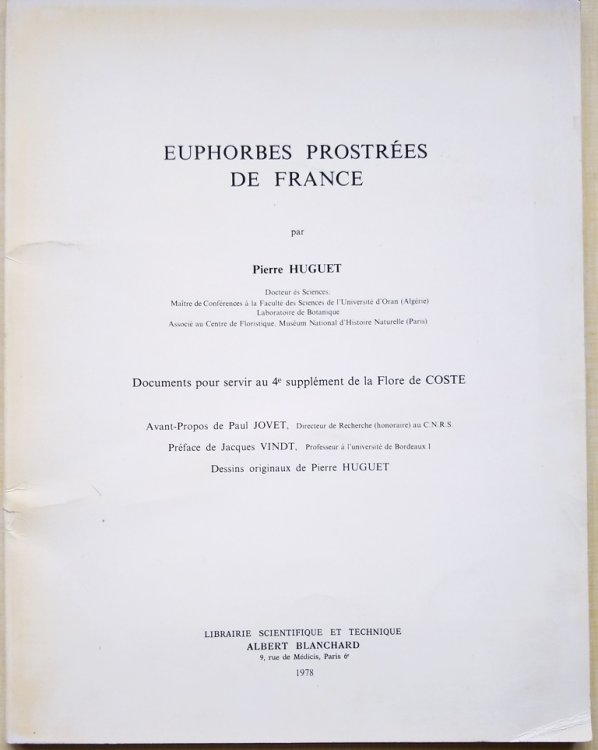 Euphorbes Prostrees de France [Alan Radcliffe-Smith's copy]