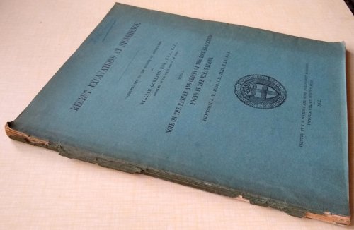 Recent Excavations at Stonehenge; with a note on the nature and origin of the rock fragments found in the excavations [communicated to the Society of Antiquaries) H.H. Thomas' copy