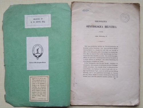 Bibliographia Ornithologica Helvetica