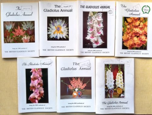 The Gladiolus Annual for 1954, 1962, 1963,1964, 1966, 1967, 1976, 1977, 1988, 1989, 1990, 1991,1994, 1995, 1996, 1997, 1998, 1999, 2000, 2001, 2002, 2003 & 2004