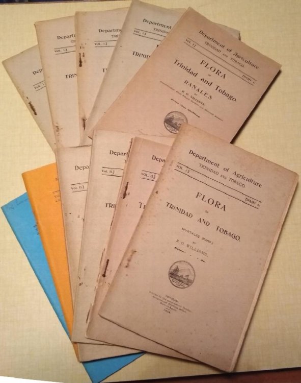 Flora of Trinidad and Tobago - Volumes I parts 1-7, Volume II parts 1, 2 & 8 and Volume III part 4