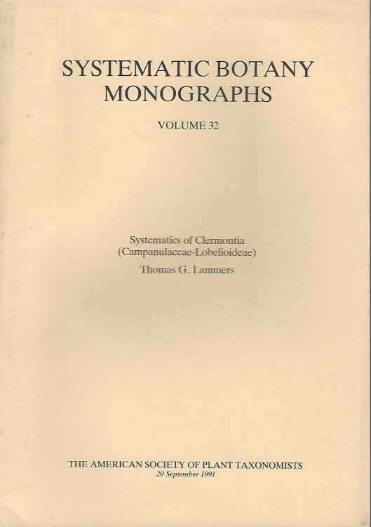 Systematics of Clermontia (Campanulaceae-Lobelioideae)