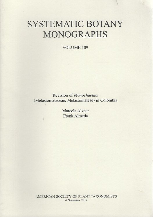 Revision of Monochaetum (Melastomataceae: Melastomateae) in Columbia
