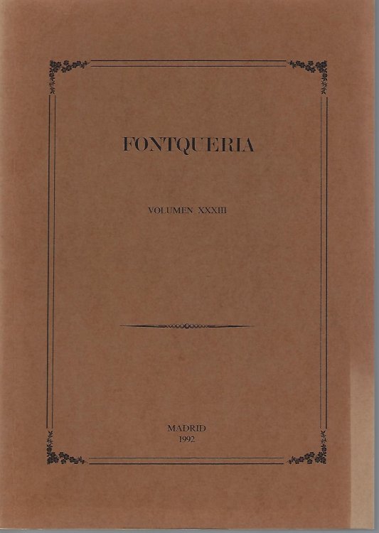 Asientos Para un Atlas corologico de la Flora Occidental, 19 [ Fontqueria Volumen XXXIII ]
