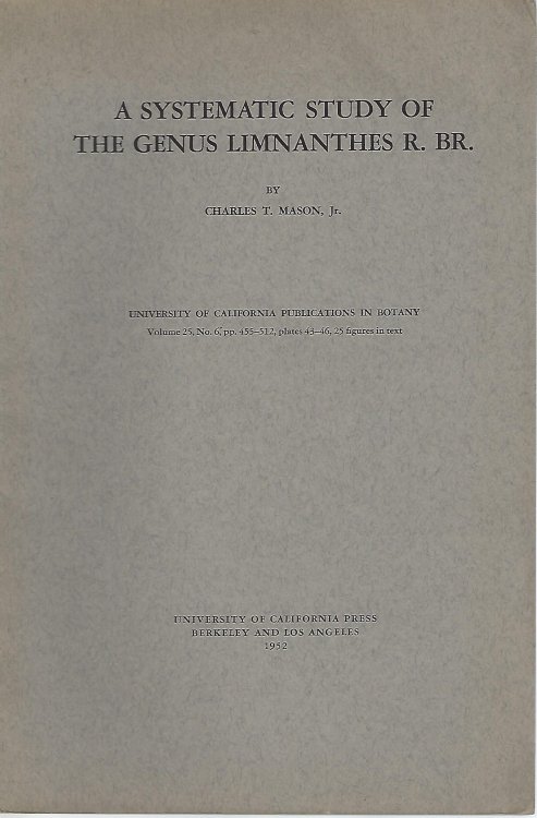 A Systematic Study of the Genus Limnanthes