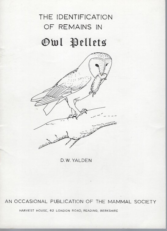 Image for The Identification of Owl Pellets The Identification of Owl Pellets