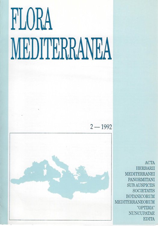Flora Mediterranea Volume 2. [Journal published under the auspices of OPTIMA)
