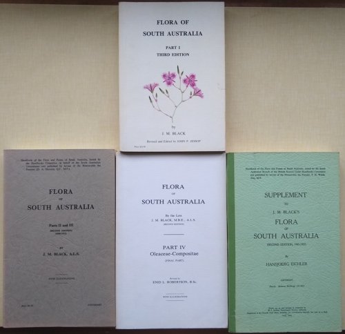Image for Flora of South Australia. Part I. Cyatheaceae - Orchidaceae, Part II. Casuarinaceae - Euphorbiaceae, Part III. Callitrichaceae - Plumbaginaceae, Part IV. Oleaceae - Compositae, together with Supplement To J. M. Black's Flora of South Australia Flora of South Australia. Part I. Cyatheaceae - Orchidaceae, Part II. Casuarinaceae - Euphorbiaceae, Part III. Callitrichaceae - Plumbaginaceae, Part IV. Oleaceae - Compositae, together with Supplement To J. M. Black's Flora of South Australia