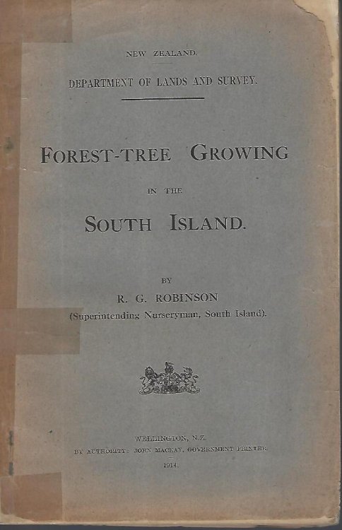 Forest-Tree Growing in the South Island