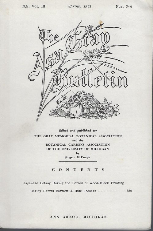 Japanese Botany During the Period of Wood-Block Printing (The Asa Gray Bulletin, N.S. Vol III number 3-4)