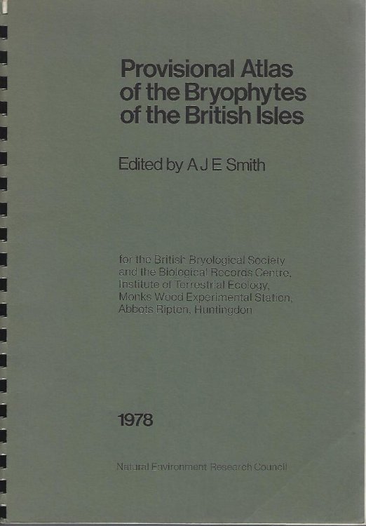 Provisional Atlas of the Bryophytes of the British Isles