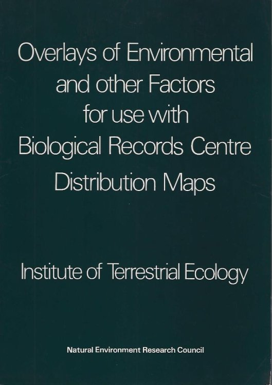 Overlays of Environmental and other Factors for use with Biological Record Centre Distribution Maps