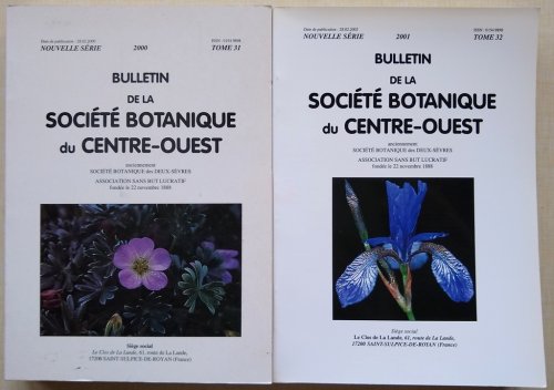 Bulletin de la Societe Botanique du Centre-Ouest. Volumes 31 & 32