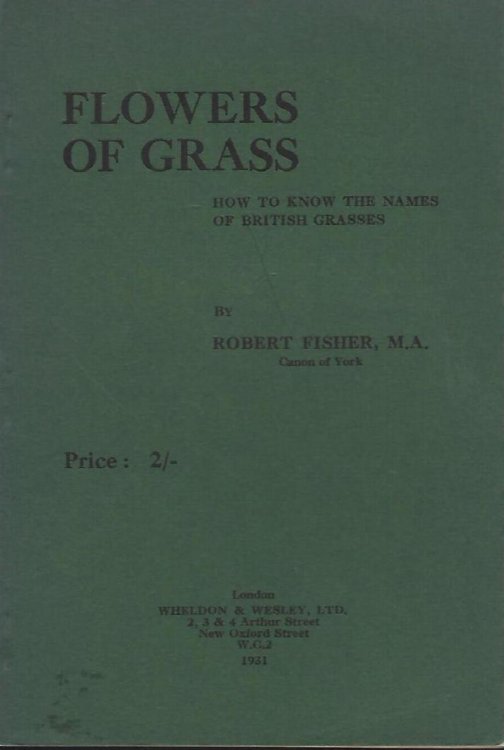Flowers of Grass - how to know the names of British grasses