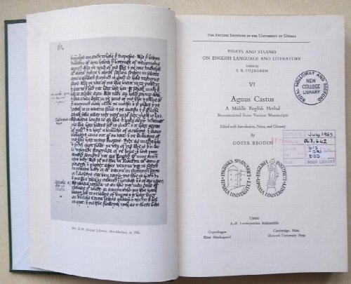 Agnus Castus - A Middle English herbal Reconstructed from Various Manuscripts