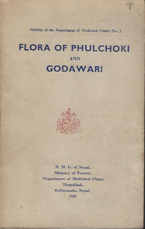 Flora of Phulchoki and Godawari. Bulletin of the Department of Medicinal Plants No. 2