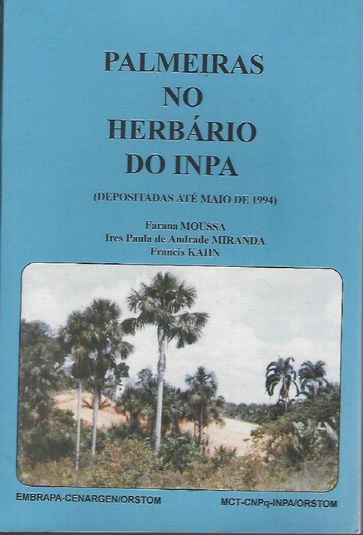 Palmeiras no Herbario do Inpa (depositadas ate Maio de 1994).
