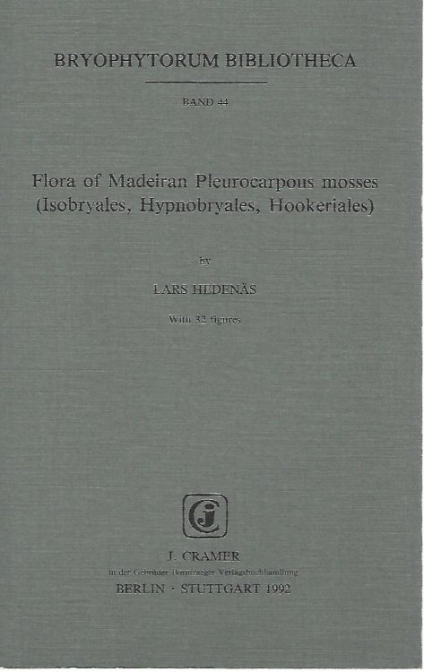 Flora of Madeiran Pleurocarpous Mosses (Isobryales, Hypnobryales, Hookeriales)