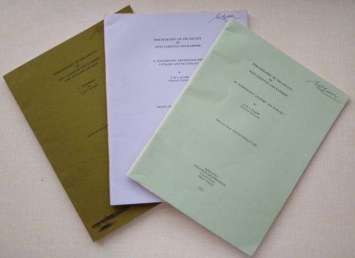 Bibliography on the Botany of West Pakistan and Kashmir, Volumes I, II & III