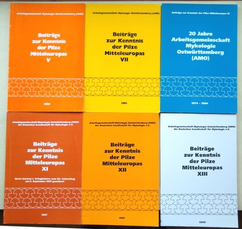 Beitrage zur Kenntnis der Pilze Mitteleuropas. Volumes V, VII, IX, XI, XII, XIII [1989 - 2000]