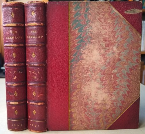 The Bibelot - A Reprint of Poetry and Prose for Book Lovers, chosen in part from scarce editions and sopurces not generally known. Volumes I & III [Zaehnsdorf binding]