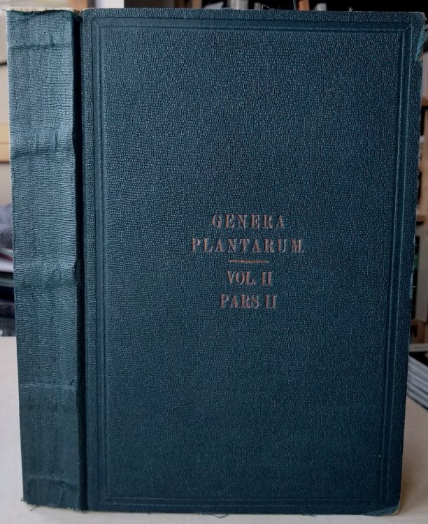Genera Plantarum. Ad Exemplaria Imprimis in Herbariis Kewensibus Servata Definita. Voluminis Secundi. Pars II. Sistens Dicotyledonum Gamopetalarum Ordines XXXIX, Stylidieas-Plantagineas