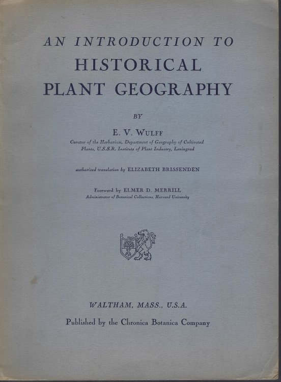 An Introduction to Historical Plant Geography