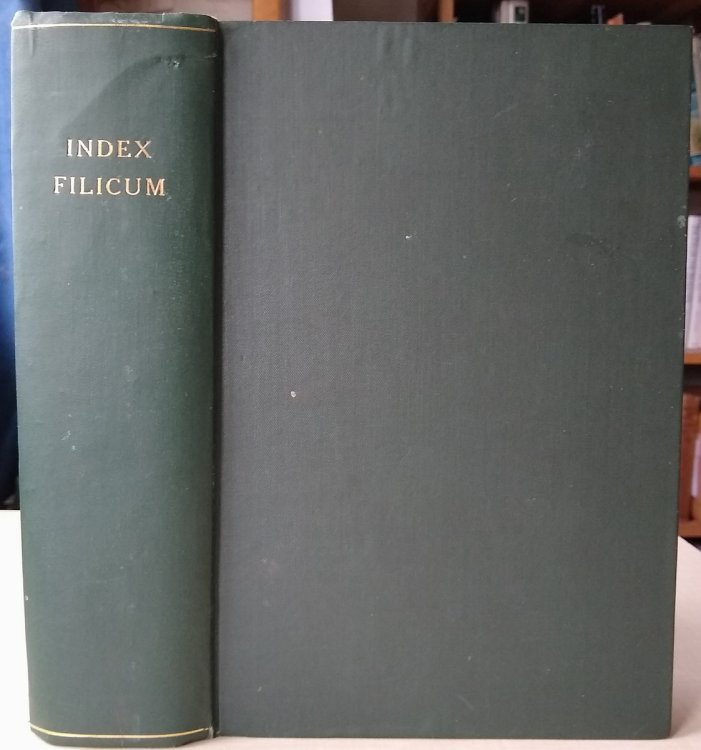 Index filicum, sive, enumeratio omnium generum specierumque filicum et hydropteridum ab anno 1753 ad finem anni 1905 descriptorium adjectis synonymis principalibus, area geographica, etc. (with two supplements)