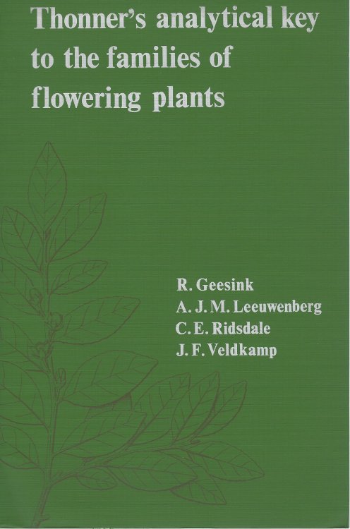 Thonner's Analytical Key to the Families of Flowering Plants