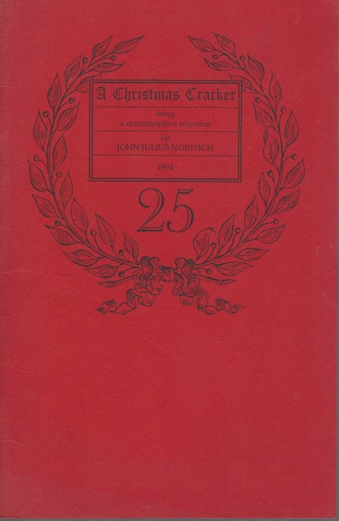 A Christmas Cracker - being a commonplace selection for 1994
