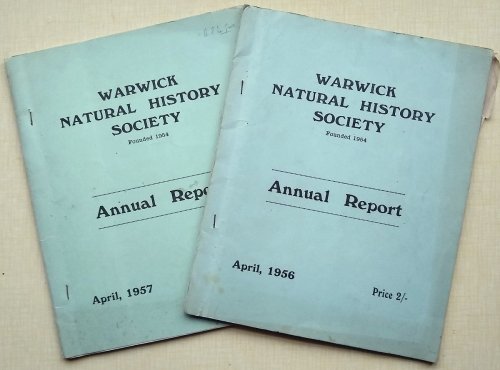 Warwick Natural History Society Annual Reports for 1956 and 1957
