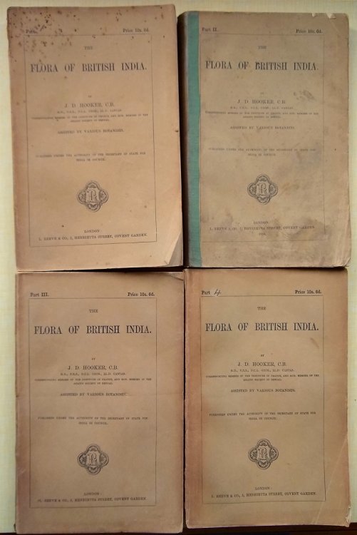 The Flora of British India. Parts 1 - 4 (Ranunculaceae to part of Leguminosae)