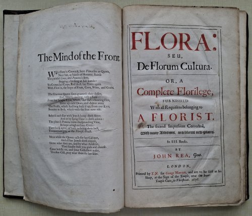 Flora : seu, de Florum Cultura. Or, A Complete Florilege, furnished with all requisites belonging to a florist.