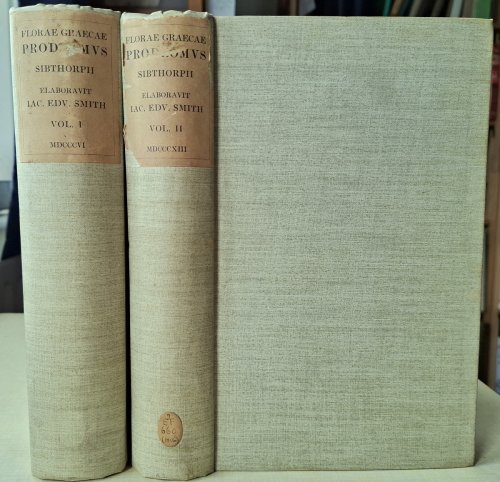 Florae Graecae Prodromus: Sive Enumeratio Plantarum Omnium, Quas in Provinciis Aut Insulis Graeciae. Characteres et synonyma omnium cum annotationbibus elaboravit Jacobus Edvardus Smith. [A.J. Willmott's copy]