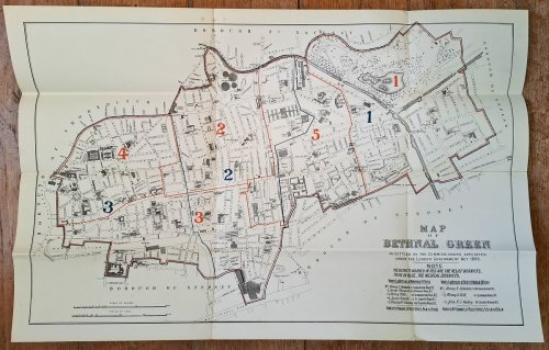 Map of Bethnal Green, as settled by the Commissioners appointed under the London Government Act, 1899