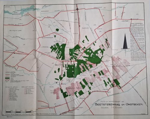 Beetsterzwaag en Omstreken - Fiets en Wandelkaart [Cycling and Walking Map]