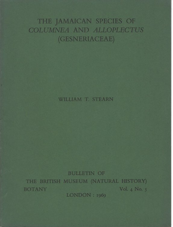 Image for The Jamaican Species of Columnea and Alloplectus (Gesneriaceae) The Jamaican Species of Columnea and Alloplectus (Gesneriaceae)