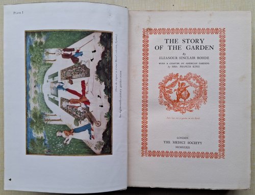 The Story of the Garden. [Wilfrid Blunt's copy]