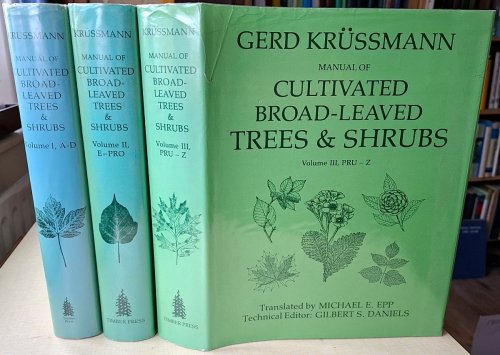 Manual of Cultivated Broad-Leaved Trees and Shrubs - 3 volumes