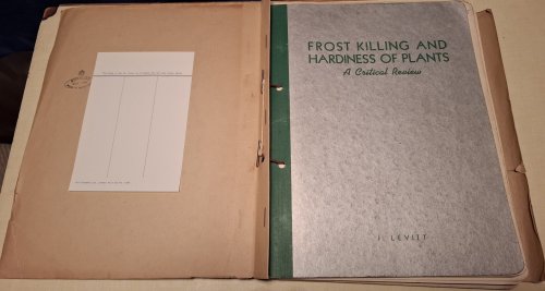 Frost Killing And Hardiness Of Plants - A Critical Review