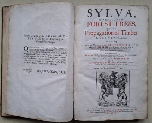 Sylva, or A discourse of forest-trees, and the propagation of timber in His Majesties dominions. As it was deliver'd in the Royal Society the xvth of October, MDCLXII.