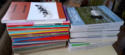 London Bird Report Numbers 1 - 32 [1936 - 1967], 37, 48, then 50 - 53 , 56, 58-64, & 67/8 + a few scarce earlier records [Richard Fitter's copies]