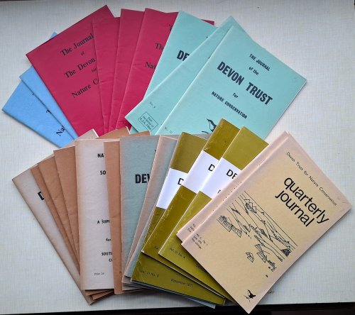 Devon Trust for Nature Conservation Journal Numbers 2 - 11 and 16 - 23, (+ two supplements), CONTINUED AS Volume II number 1 - Vol III number 4 [Richard Fitter's copies]